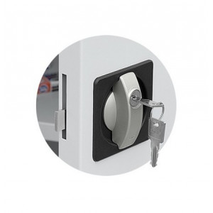 Szafa biurowa trzypółkowa, ze skrytką BUS/3.100 Szafa biurowa trzypółkowa, ze skrytką BUS/3.100