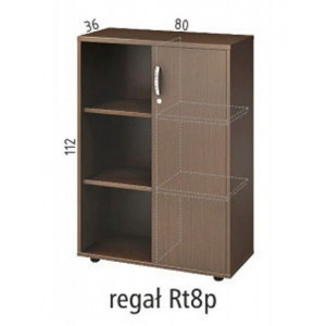 Regał biurowy zamykany Rt8p Regał biurowy zamykany Rt8p