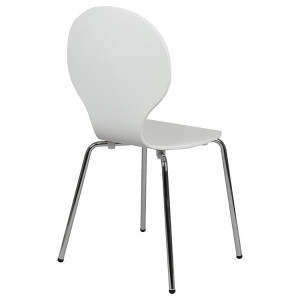 Krzesło stacjonarne sklejkowe TDC-122 BIAŁY