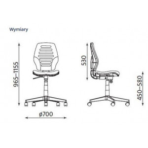 Krzesło biurowe ergonomiczne Master-10 TS25 PW active-1 Krzesło biurowe ergonomiczne Master-10 TS25 PW active-1
