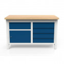 Stół 2-modułowy + szafka WSZ-B + szafka WSZ-D 