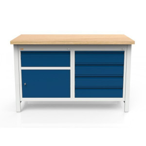 Stół 2-modułowy + szafka WSZ-B + szafka WSZ-D 