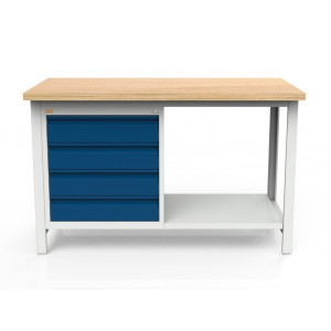 Stół 2-modułowy  + szafka WSZ-D + 1 półka W-P1