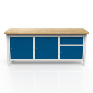 Stół 3-modułowy + szafka WSZ-A +szafka WSZ-A+szafka WSZ-B