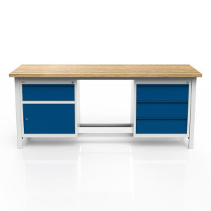 Stół 3-modułowy + szafka WSZ-B +  szafka WSZ-C