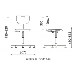 WEREK steel26 Foot Base