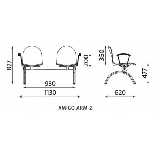 AMIGO ARM-2 BLACK AMIGO ARM-2 BLACK