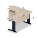 Biurko biurowe narożne Opt1