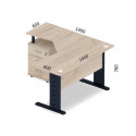 Biurko biurowe narożne Opt3
