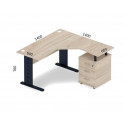 Biurko biurowe narożne Opt4