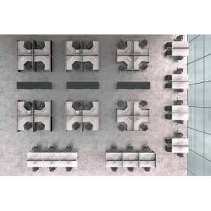 Biurko biurowe narożne Opt2