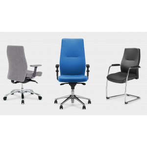Krzesło biurowe ergonomiczne ORLANDO-UP ST33-POL R16H-CR ES Krzesło biurowe ergonomiczne ORLANDO-UP ST33-POL R16H-CR ES