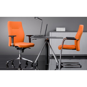 Krzesło biurowe ergonomiczne ORLANDO-UP ST33-POL R16H-CR ES Krzesło biurowe ergonomiczne ORLANDO-UP ST33-POL R16H-CR ES