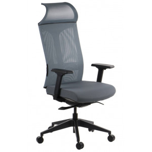 KRZESŁO BIUROWE ERGONOMICZNE OBROTOWE RYDER SZARY KRZESŁO BIUROWE ERGONOMICZNE OBROTOWE RYDER SZARY