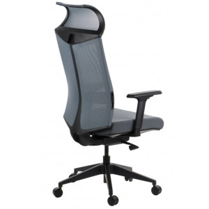 KRZESŁO BIUROWE ERGONOMICZNE OBROTOWE RYDER SZARY KRZESŁO BIUROWE ERGONOMICZNE OBROTOWE RYDER SZARY
