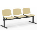 Ławka do poczekalni ISO 3 WOOD