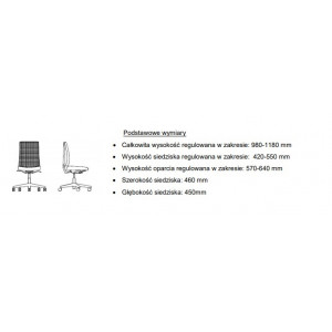 Krzesło biurowe ergonomiczne Navigo MESH BLACK Krzesło biurowe ergonomiczne Navigo MESH BLACK