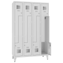 Szafka ubraniowa typu L 6 skrytek SUL 33 W ST nóżki